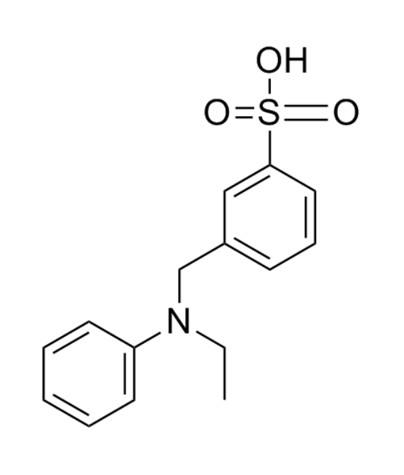 N-ethyl-N-benzylaniline-3'-sulfonic acid (EBASA)
